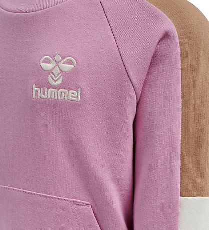 Hummel Sweatshirt - hmlAnju - Pink/Brown
