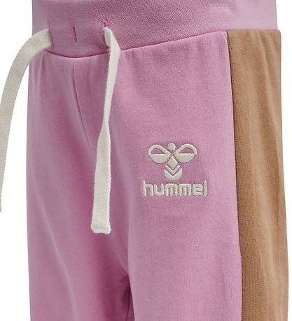Hummel Sweatpants - hmlAnju - Pink/Brown