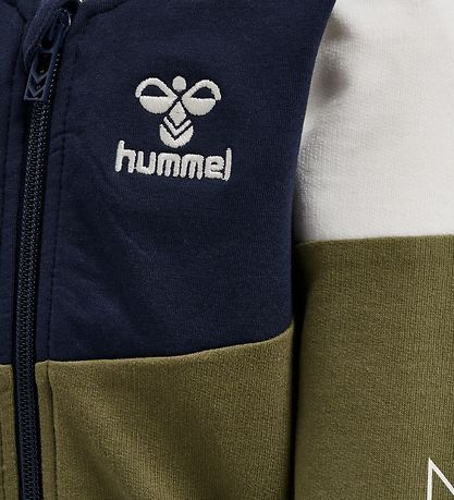 Hummel 가디건 - hmlFinn - 캐퓰릿 올리브 Hummel 가디건 - hmlFinn - 캐퓰릿 올리브