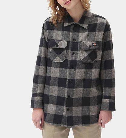 Dickies Shirt - Sacremento - Black/Grey Dickies Shirt - Sacremento - Black/Grey