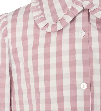 Petit by Sofie Schnoor Shirt - Dark Rose w. Checs