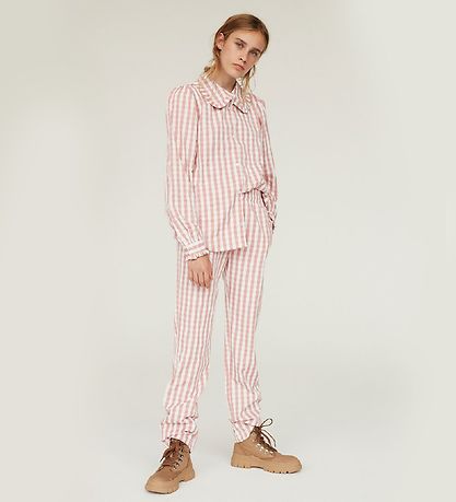 Petit by Sofie Schnoor Shirt - Dark Rose w. Checs