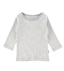 Mads Nørgaard Blouse - Tobinino - Off White/Grijs Gevlekt Mads Nørgaard Blouse - Tobinino - Off White/Grijs Gevlekt