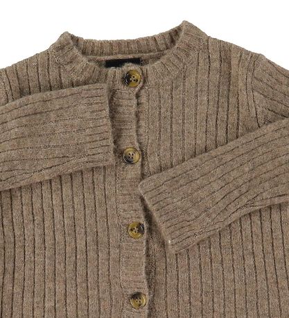 Sofie Schnoor Cardigan - Prjónað - Brown Melange