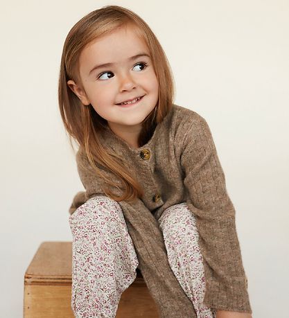 Sofie Schnoor Cardigan - Prjónað - Brown Melange