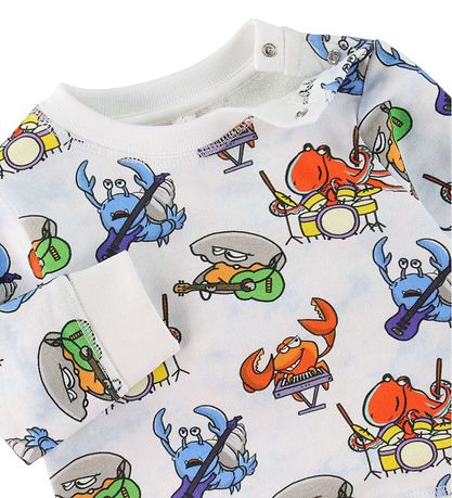 Stella McCartney Kids Sweatshirt - White w. Sea print