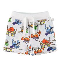 Stella McCartney Kids Shorts - Hvit m. Sjøtrykk