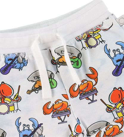 Stella McCartney Kids 스웨트 반바지 - 화이트 포함 바다 무늬