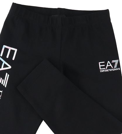 Leggings EA7 - 3/4 - Noir av. Pastel Leggings EA7 - 3/4 - Noir av. Pastel