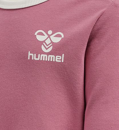 Hummel Blouse - hmlMaule - Heather Rose w. White