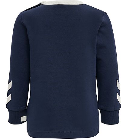 Hummel Blouse - hmlMaule - Black Iris m. Wit