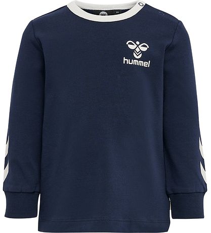 Hummel Blouse - hmlMaule - Black Iris m. Wit