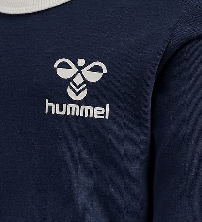 Hummel Blouse - hmlMaule - Black Iris m. Wit