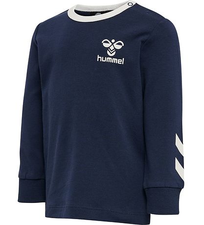Hummel Blouse - hmlMaule - Black Iris m. Wit
