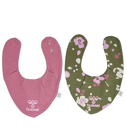 Hummel Bib - Teething Bib Bib - 2-Pack - Heather Rose Hummel Bib - Teething Bib Bib - 2-Pack - Heather Rose