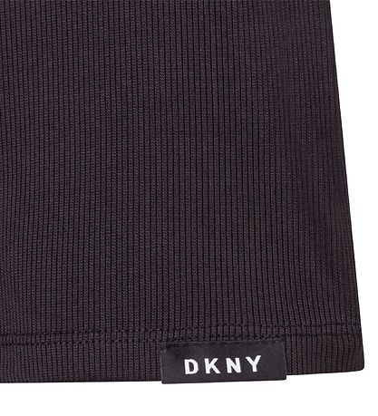 DKNY Tanktop - Rib - Summer - Black w. Print