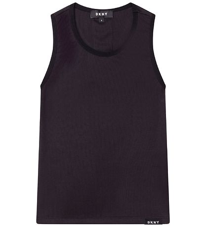 DKNY Tanktop - Rib - Summer - Black w. Print