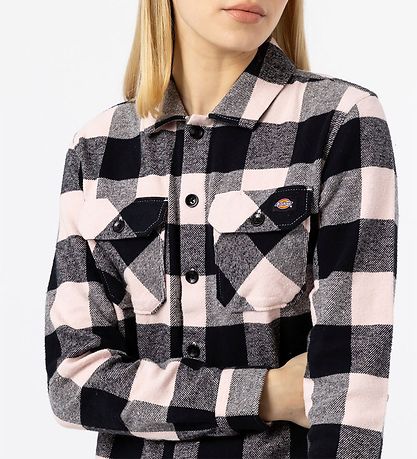 Dickies Overhemd - Sacramento - Zwart/Roze