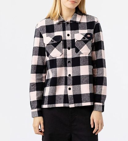 Dickies Skjorta - Sacramento - Svart/Rosa Dickies Skjorta - Sacramento - Svart/Rosa