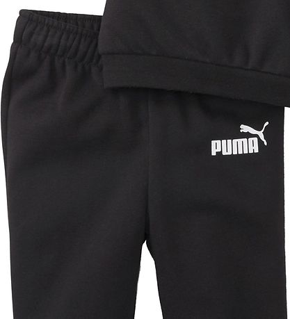 Puma Sweat Set - Minicats Crew Jogger - Cotton Black Puma Sweat Set - Minicats Crew Jogger - Cotton Black