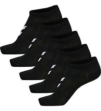 Hummel Ankle Socks - 5-Pack - hmlMatch Me - Black Hummel Ankle Socks - 5-Pack - hmlMatch Me - Black