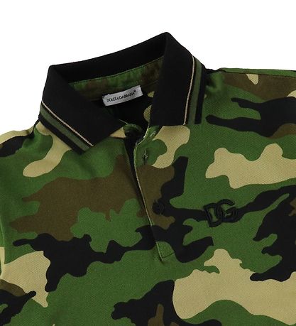 Dolce & Gabbana Polo - Reborn To Live - Camouflage Dolce & Gabbana Polo - Reborn To Live - Camouflage