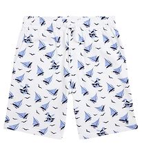 Polo Ralph Lauren Íþrótta stuttbuxur - Klassík - Hvítt/Blár M. S