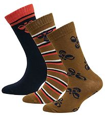 Hummel Socks - 3-Pack - hmlAlfie - Capulet Olive Hummel Socks - 3-Pack - hmlAlfie - Capulet Olive