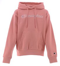 Champion Hoodie - Rosa m. Logo Champion Hoodie - Rosa m. Logo