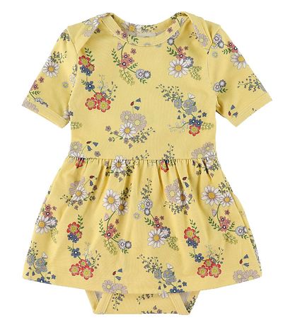 Body robe m/c Smallstuff - Flower Garden - Soft Yellow