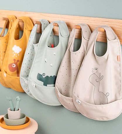 Done By Deer Bib - 2-Pack - Lalee - Sand
