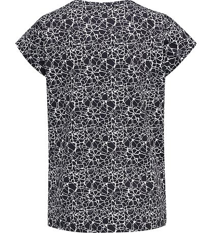Hummel T-Shirt - hmlNanna - Zwart/Wit