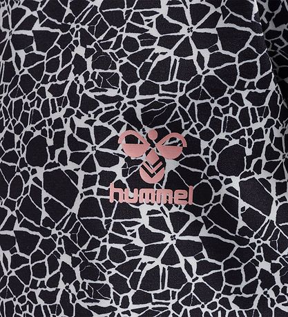 Hummel T-Shirt - hmlNanna - Zwart/Wit