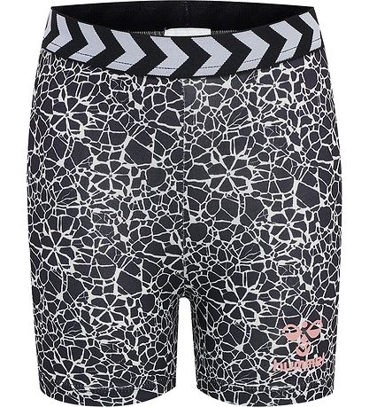 Hummel Shorts - hmlMimmi - Schwarz/Weiß