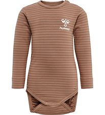 Hummel Bodysuit l/s - HmlMulle - Beaver Fur
