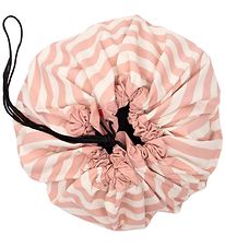 Play&Go Toy Storage Bag Blanket - Ø140 - Stripes New Pink Play&Go Toy Storage Bag Blanket - Ø140 - Stripes New Pink