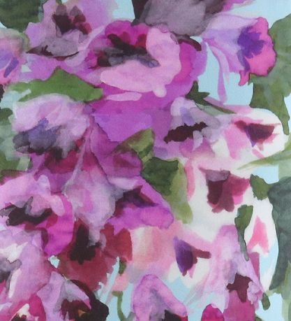 Dolce & Gabbana Badeanzug - Renaissance - Blau/Rosa Blume Dolce & Gabbana Badeanzug - Renaissance - Blau/Rosa Blume