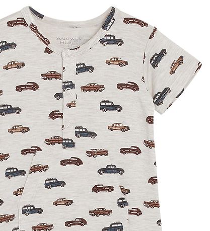 Hust and Claire Nightsuit - Mungo - Bamboo - Wheat Melange Hust and Claire Nightsuit - Mungo - Bamboo - Wheat Melange