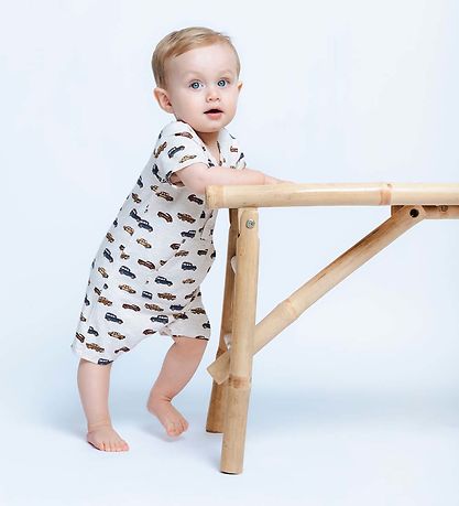 Hust and Claire Nightsuit - Mungo - Bamboo - Wheat Melange Hust and Claire Nightsuit - Mungo - Bamboo - Wheat Melange