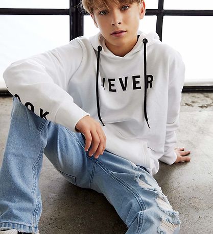 Jeans Hound - Straight avec trous - Light Denim