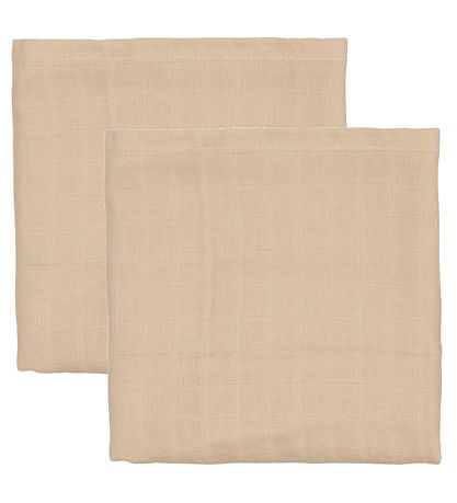 Carrés de mousseline Cam Cam - 70x70 - 2 Pack - Amande