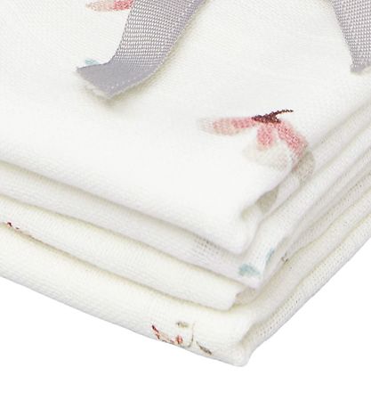 Cam Cam Washcloths - 4-Pack - Mix Poppies - Windflower Ivory Cam Cam Washcloths - 4-Pack - Mix Poppies - Windflower Ivory
