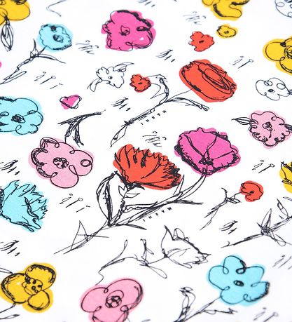 Marni T-shirt - White w. Flowers