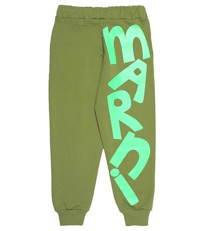 Marni Sweatpants - Khaki/Neon Green