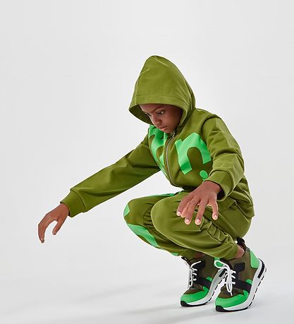 Marni Kapuzenjacke - Khaki/Neongrün