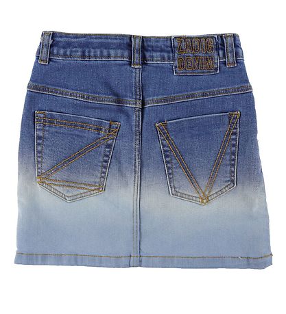 Zadig & Voltaire Kjol - Denim - Stone Bicolor