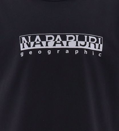 Napapijri T-Sshirt - Black w. Grey Napapijri T-Sshirt - Black w. Grey