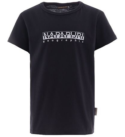 Napapijri T-Sshirt - Black w. Grey Napapijri T-Sshirt - Black w. Grey