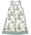 Katvig Dress - White w. Monkeys and Leaves Katvig Dress - White w. Monkeys and Leaves