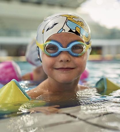 Lunettes de Natation Arena - Spider Kids - Clear Yellow/Bleu cla